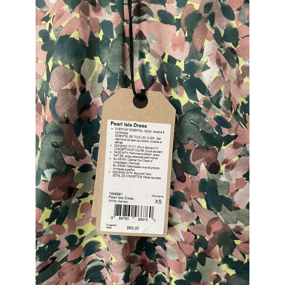 PrAna Pearl Isla Dress Stretch Active Moisture Wicking Summer Abstract Print XS - Picture 10 of 11